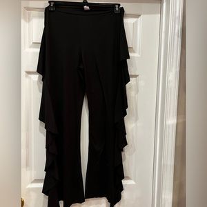 Vintage 1980’’s pants with cowboy style ruffles down the sides size M/L